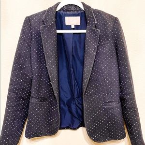 Banana republic polka dot blazer size 4